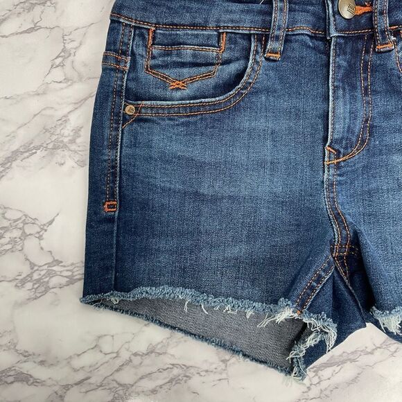 Zara Blue Custom Cutoff Denim Jean Shorts 2 - Picture 2 of 5
